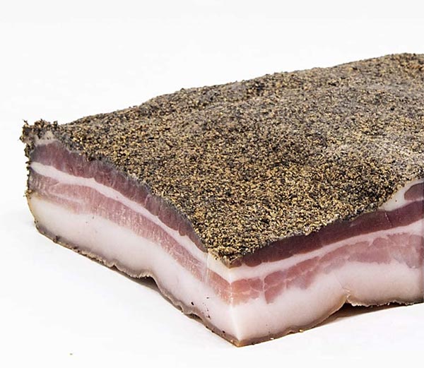 PANCETTA TESA AL PEPE 1/2