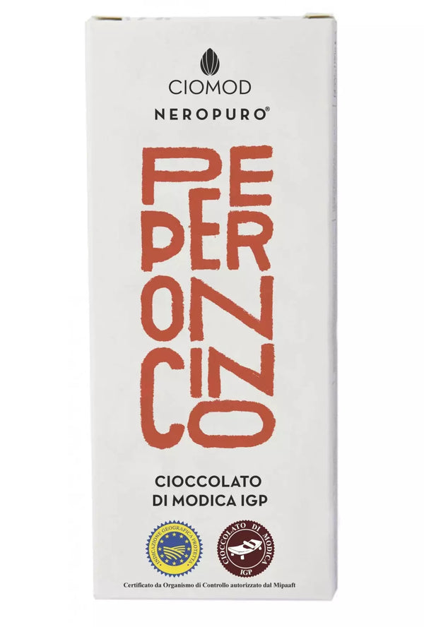 CIOCCOLATO DI MODICA PEPERONCINO  100 GR