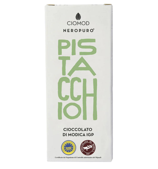 CIOCCOLATO DI MODICA PISTACCHIO 100 GR