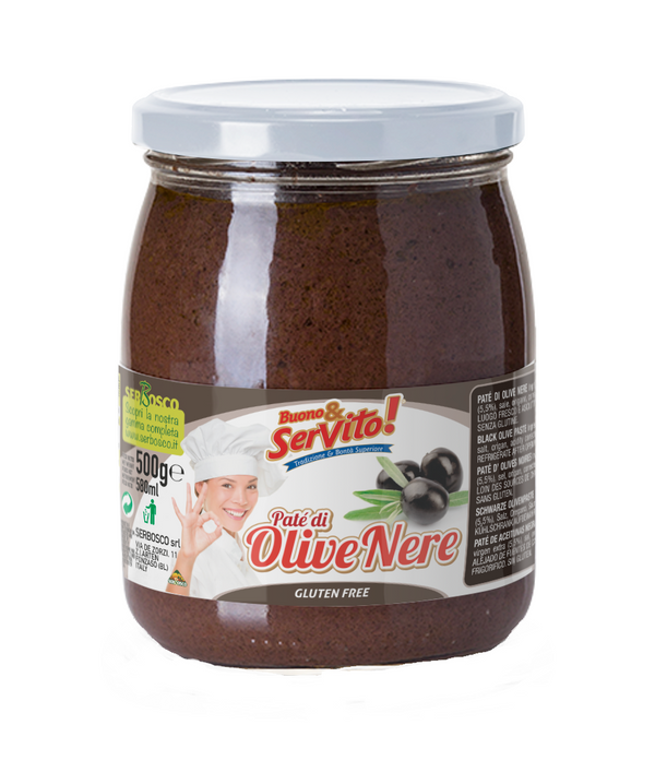 CREMA DI OLIVE NERE 500G