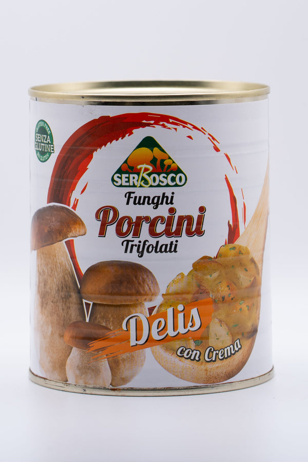 PORCINI TRIF DELIS CON CREMA 800G